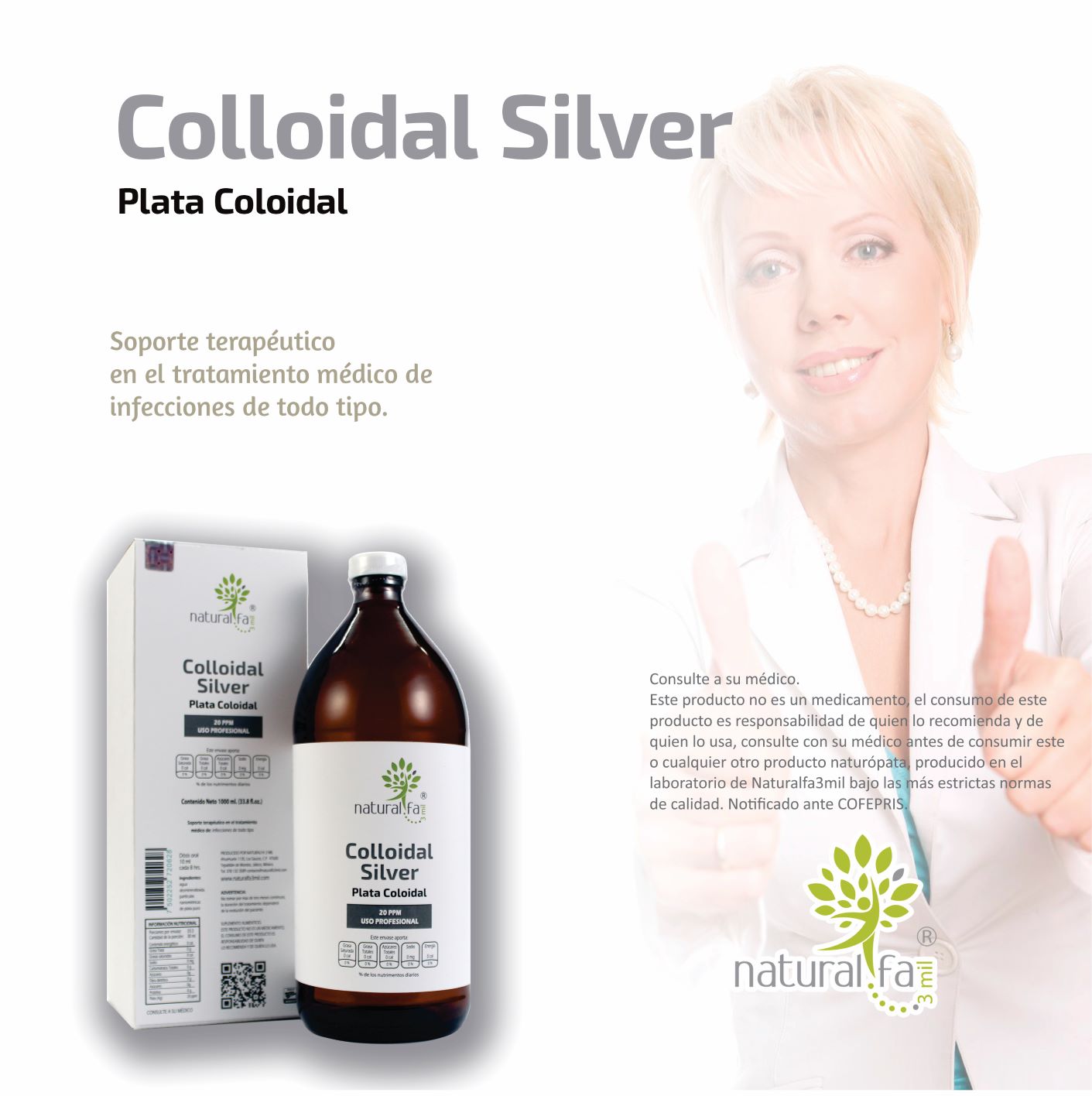 Feele Plata Coloidal, 30 ml - Ecco Verde Tienda Online